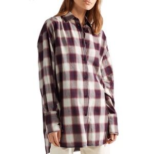 Elizabeth & James Oversized Plaid Shirt
